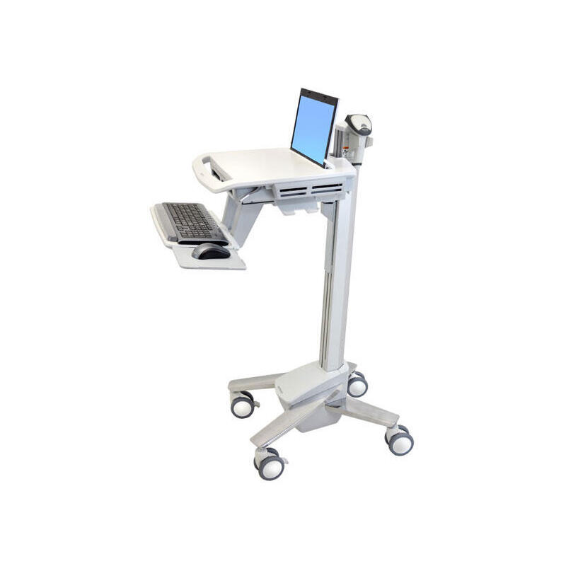 ergotron-styleview-emr-laptop-cart-sv40-aluminio-gris-blanco-portatil-carro-multimedia