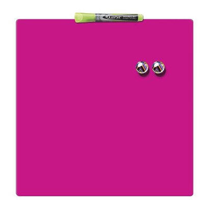 rexel-pizarra-hogar-magnetica-360x360mm-rosa