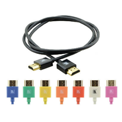 kramer-cable-hdmi-flexible-alta-velocidad-con-ethernet-ultra-plano-color-negro-c-hmhmpicobk-3-kramer-electronics-09m-hdmi-mm-09-