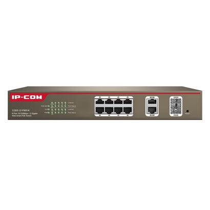 ipcom-poe-management-switch-s3300-10-pwr-m-8-ports-fe-ports-2-gesfp-combo-ports-management-s330-ipcom-poe-management-switch-s330