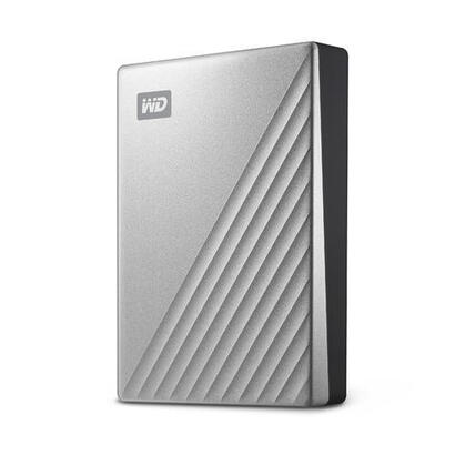 wd-my-passport-ultra-wdbftm0040bsl-disco-duro-cifrado-4tb-externo-portatil-usb30-usb-c-conector-aes-de-256-bits-plata