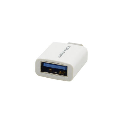 kramer-electronics-ad-usb31cae-cambiador-de-genero-para-cable-usb-c-usb-a-blanco