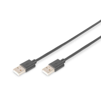 assmann-electronic-ak-300101-018-s-cable-usb-18-m-20-usb-a-negro