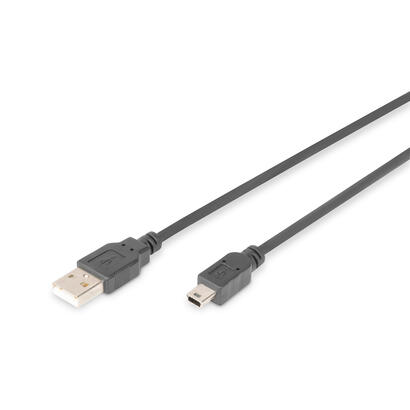 digitus-cable-de-conexion-usb-tipo-a-mini-usb-18m-negro