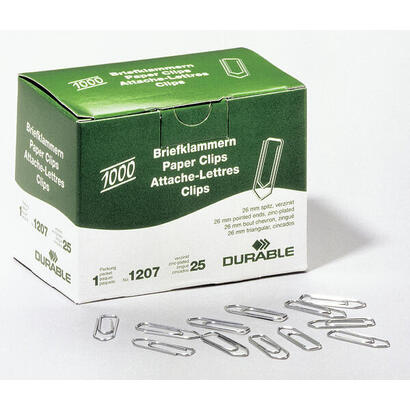 durable-1207-25-sujetapapel-zinc-de-acero-1000-piezas