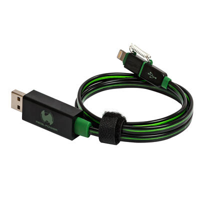 cable-micro-usb-lightning-realpower-verde