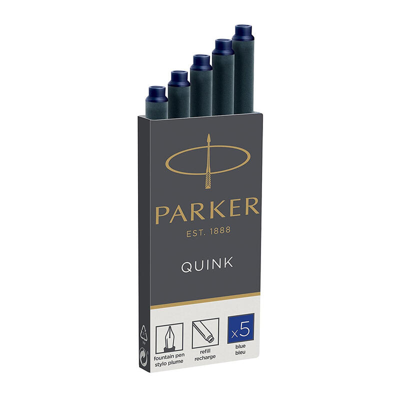 parker-1950402-recambio-de-boligrafo-azul-5-piezas