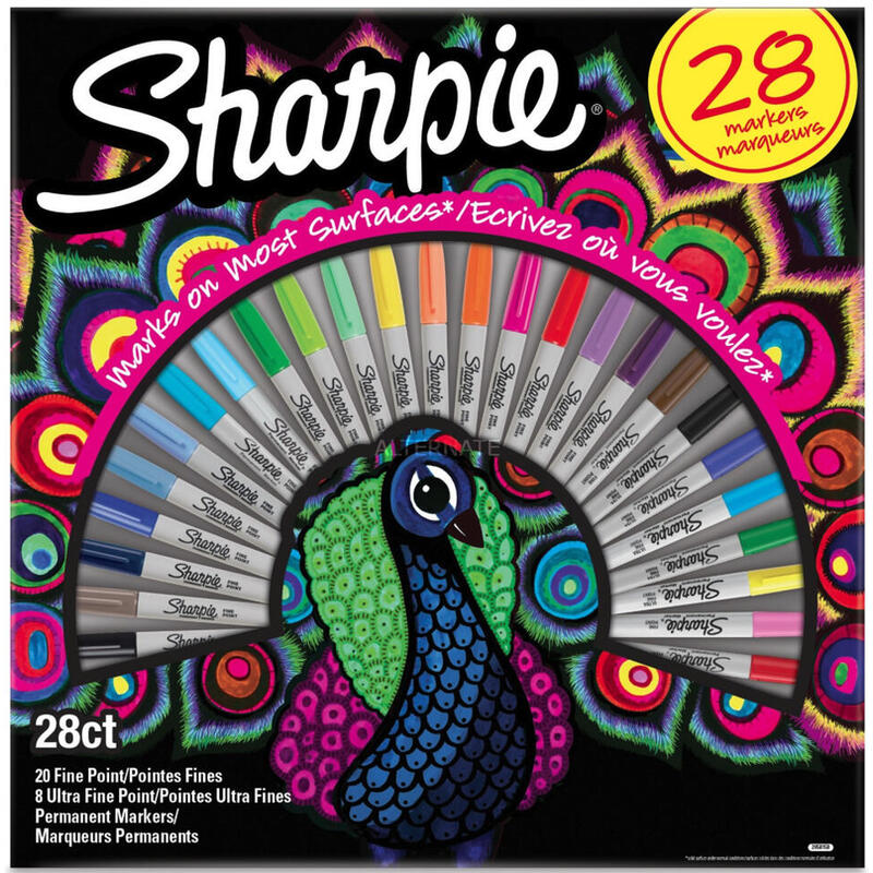 sharpie-2058158-marcador-28-piezas-multicolor-punta-fina