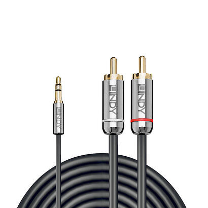 lindy-35334-cable-de-audio-2-m-35mm-2-x-rca-antracita