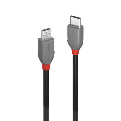 lindy-36890-cable-usb-05-m-20-usb-c-micro-usb-b-negro-gris