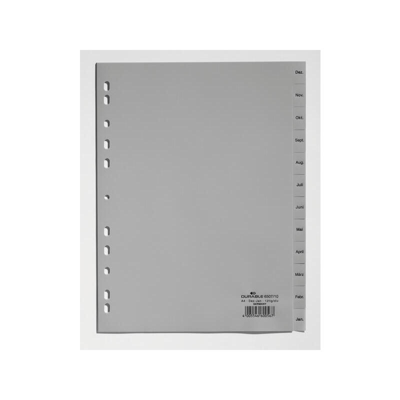 durable-6507-10-separador-mensual-con-pestana-polipropileno-pp-gris