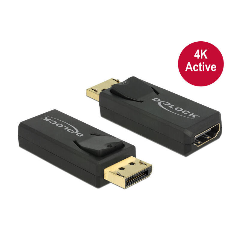 delock-65573-adaptador-de-cable-displayport-12-hdmi-negro