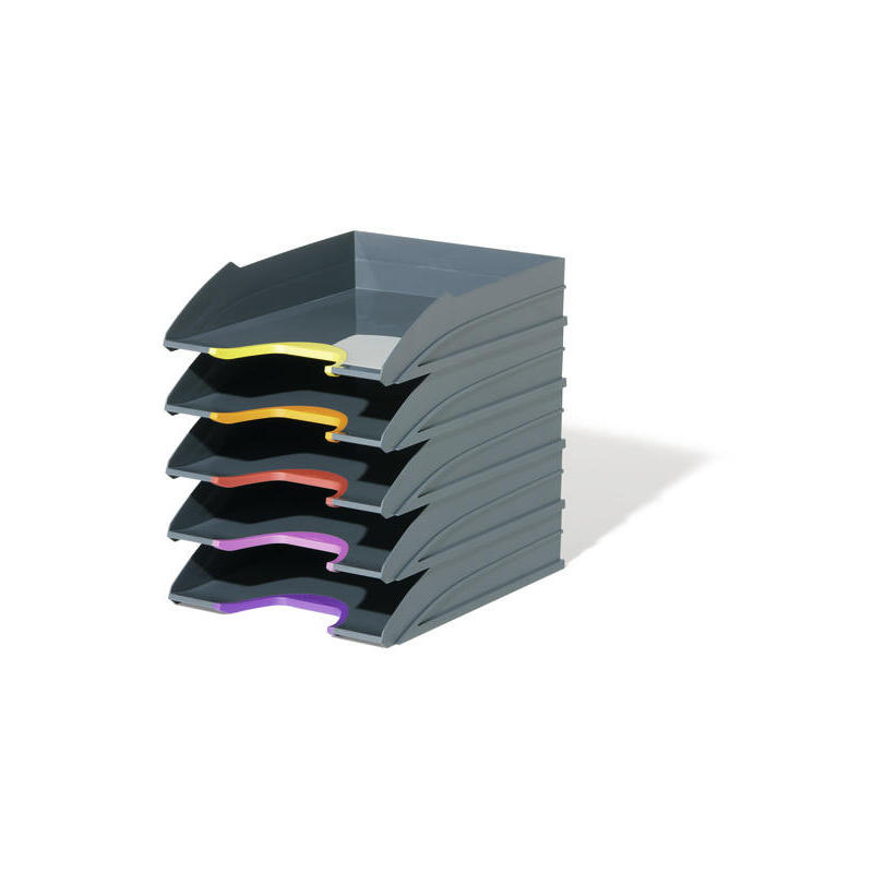 bandejas-para-cartas-durable-varicolor-5-compartimentos-antracita-coloreado