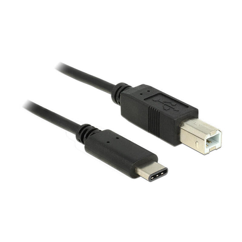 delock-83601-cable-usb-1-m-20-usb-c-usb-b-negro