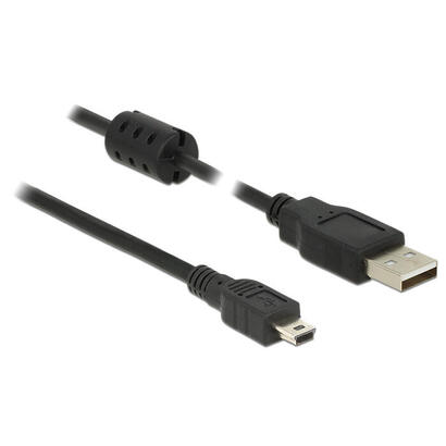 delock-cable-usb-20-a-mini-usb-b-negro-3m