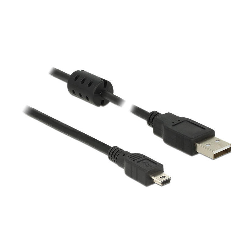 delock-cable-usb-20-a-mini-usb-b-negro-3m