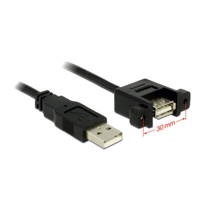 delock-1m-2xusb20-a-cable-usb-20-usb-a-negro