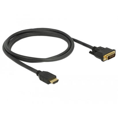 delock-cable-hdmi-dvi-241-bidireccional-150m-negro