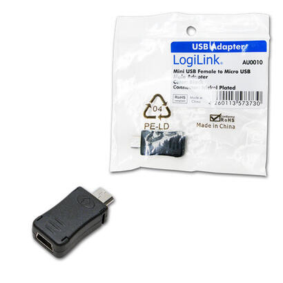 logilink-au0010-adaptador-de-cable-micro-usb-mini-usb-negro