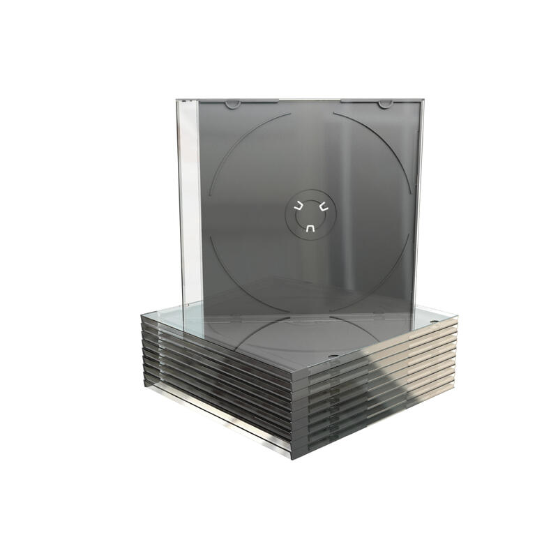 mediarange-box21-funda-para-discos-opticos-caja-transparente-para-cd-1-discos-negro-transparente-100uds