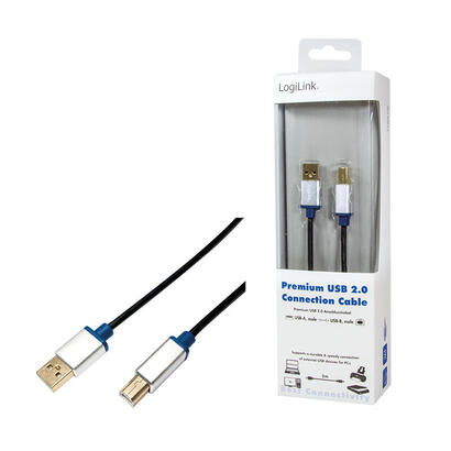 logilink-2m-usb20-ausb20-b-cable-usb-20-usb-a-usb-b-negro