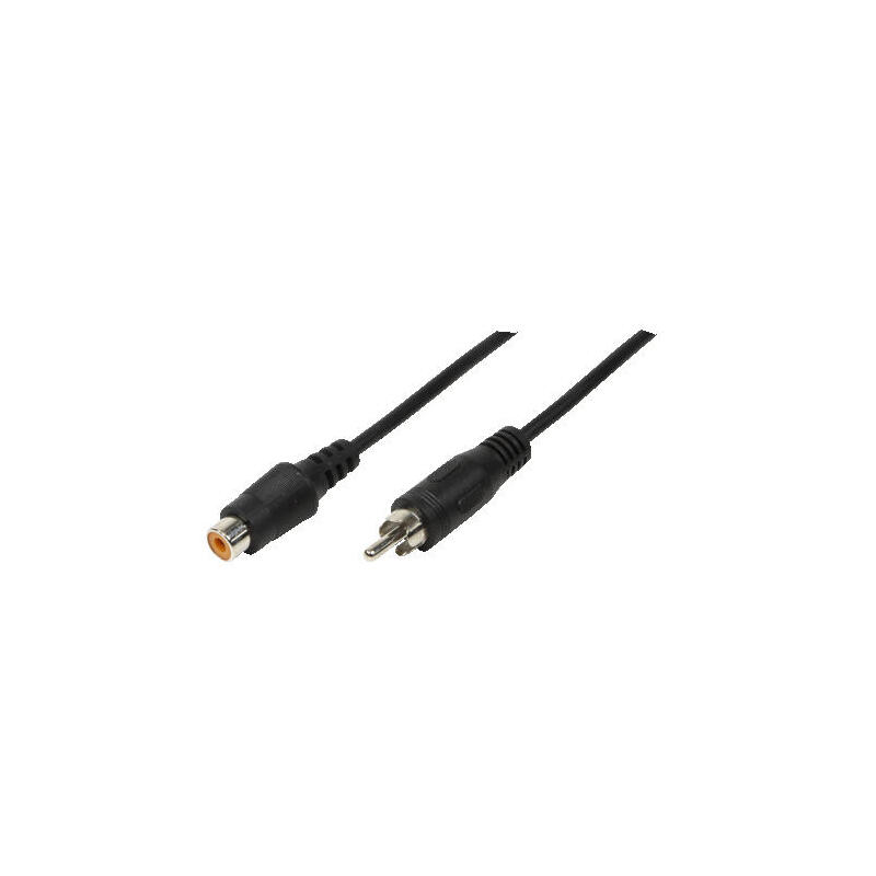 logilink-rca-rca-5m-cable-de-audio-negro