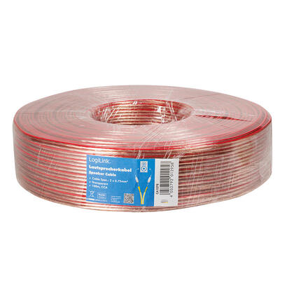 logilink-ca1078-cable-de-audio-100-m-transparente