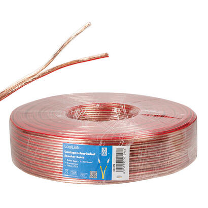 logilink-ca1078-cable-de-audio-100-m-transparente