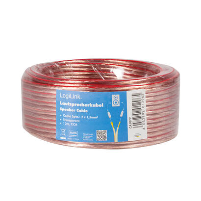 logilink-ca1079-cable-de-audio-10-m-transparente