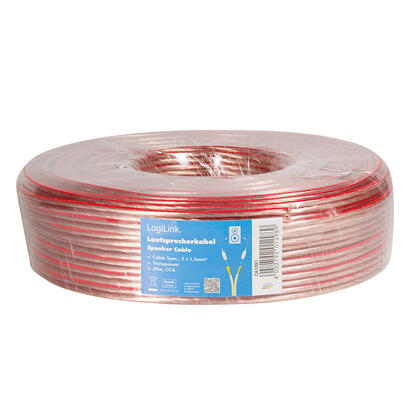 logilink-ca1081-cable-de-audio-50-m-transparente