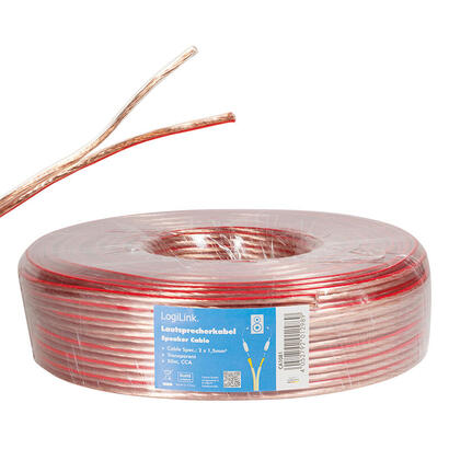 logilink-ca1081-cable-de-audio-50-m-transparente