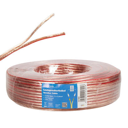 logilink-ca1084-cable-de-audio-25-m-transparente