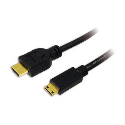 logilink-ch0021-cable-hdmi-1-m-hdmi-tipo-a-estandar-hdmi-type-c-mini-negro