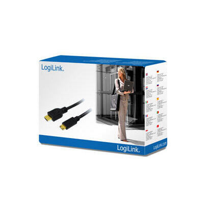 logilink-ch0021-cable-hdmi-1-m-hdmi-tipo-a-estandar-hdmi-type-c-mini-negro