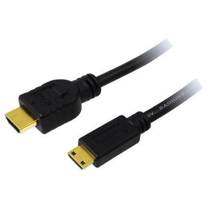 logilink-ch0022-cable-hdmi-15-m-hdmi-tipo-a-estandar-hdmi-type-c-mini-negro