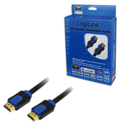 logilink-chb1110-cable-hdmi-10-m-hdmi-tipo-a-estandar-negro-azul