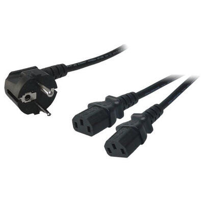 logilink-cable-de-alimentacion-schuco-cee7-a-2-c13-150m-negro