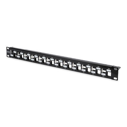 patch-panel-modular-digitus-24-puertos-sin-equipar-negro-graduado-1-u-para-modulos-keystone-dn-91412