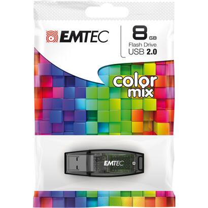 pendrive-emtec-usb-stick-8-gb-c410-usb-20-color-mix-black