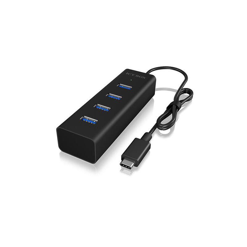 icy-box-ib-hub1409-c3-usb-32-gen-1-31-gen-1-type-c-5000-mbits-negro