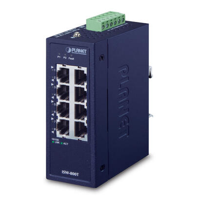 planet-industrial-8-port-10100tx-compact-ethernet-switch