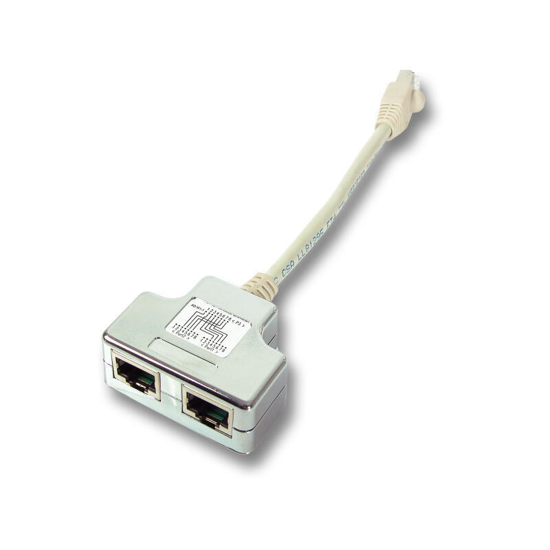 efb-elektronik-k5125015-adaptador-de-cable-rj45-2-x-rj45-blanco
