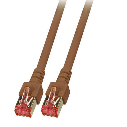 efb-elektronik-k5517025-cable-de-red-025-m-cat6-sftp-s-stp-marron