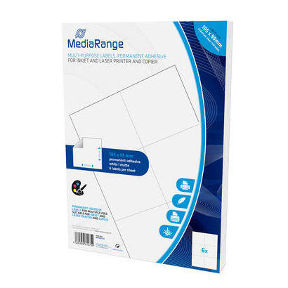 mediarange-mrink144-etiqueta-autoadhesiva-blanco-permanente-300-piezas