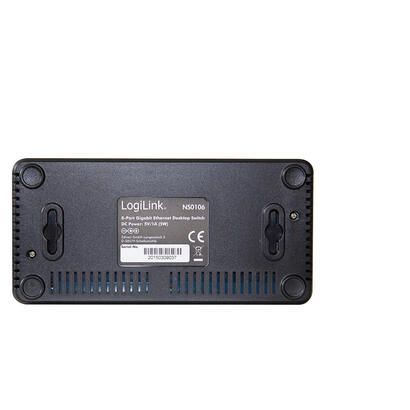 logilink-ns0106-switch-no-administrado-l2-gigabit-ethernet-101001000-negro