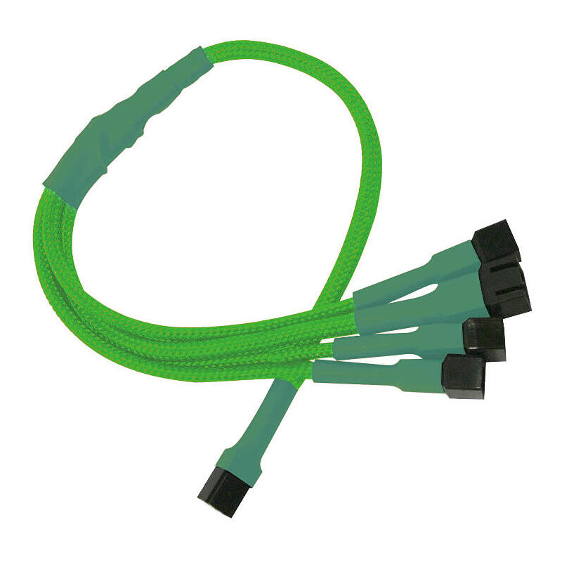 cable-adaptador-nanoxia-de-3-pines-a-4-x-3-pines-30-cm-verde-neon