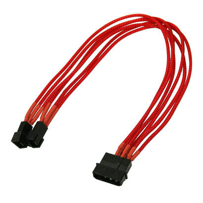 cable-nanoxia-de-4-pines-a-2-x-3-pines-sencillo-30-cm-rojo