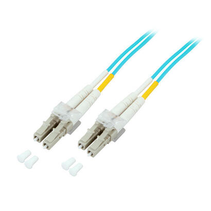 efb-elektronik-o031225-cable-de-fibra-optica-25-m-om3-lc-turquesa