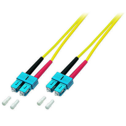 efb-elektronik-o251320-cable-de-fibra-optica-20-m-os2-sc-amarillo