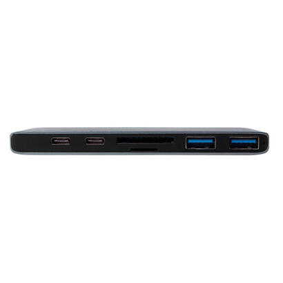 logilink-ua0302-hub-de-interfaz-usb-32-gen-1-31-gen-1-type-c-5000-mbits-aluminio-negro